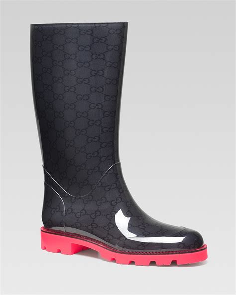 gucci rain boots women